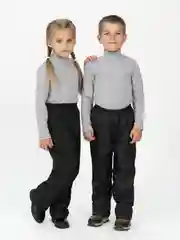 Тёмно-розовый брюки детские на флисе, осень Arctic kids