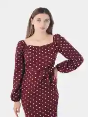 Платье женское, с длинными рукавами