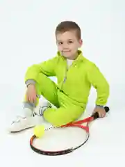 Комбинезон для мальчика, флисовый, Утенок, поддева