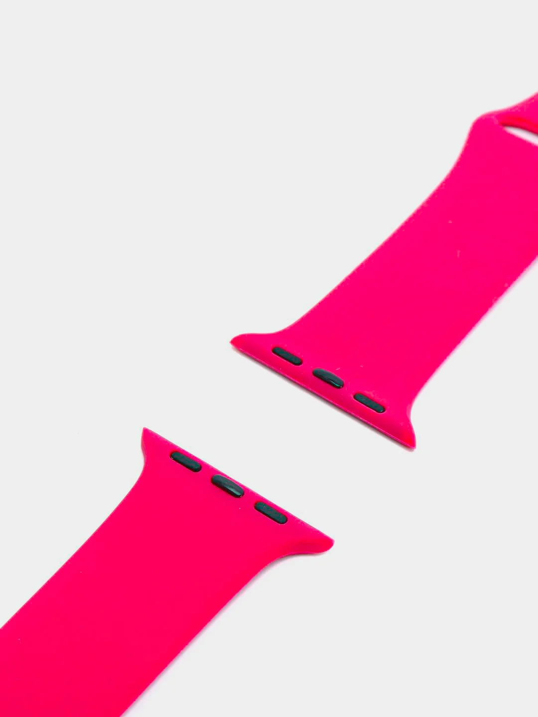 Тёмно-розовый силиконовые ремешки для Apple Watch 38/40/41 мм, 42/44/45 мм