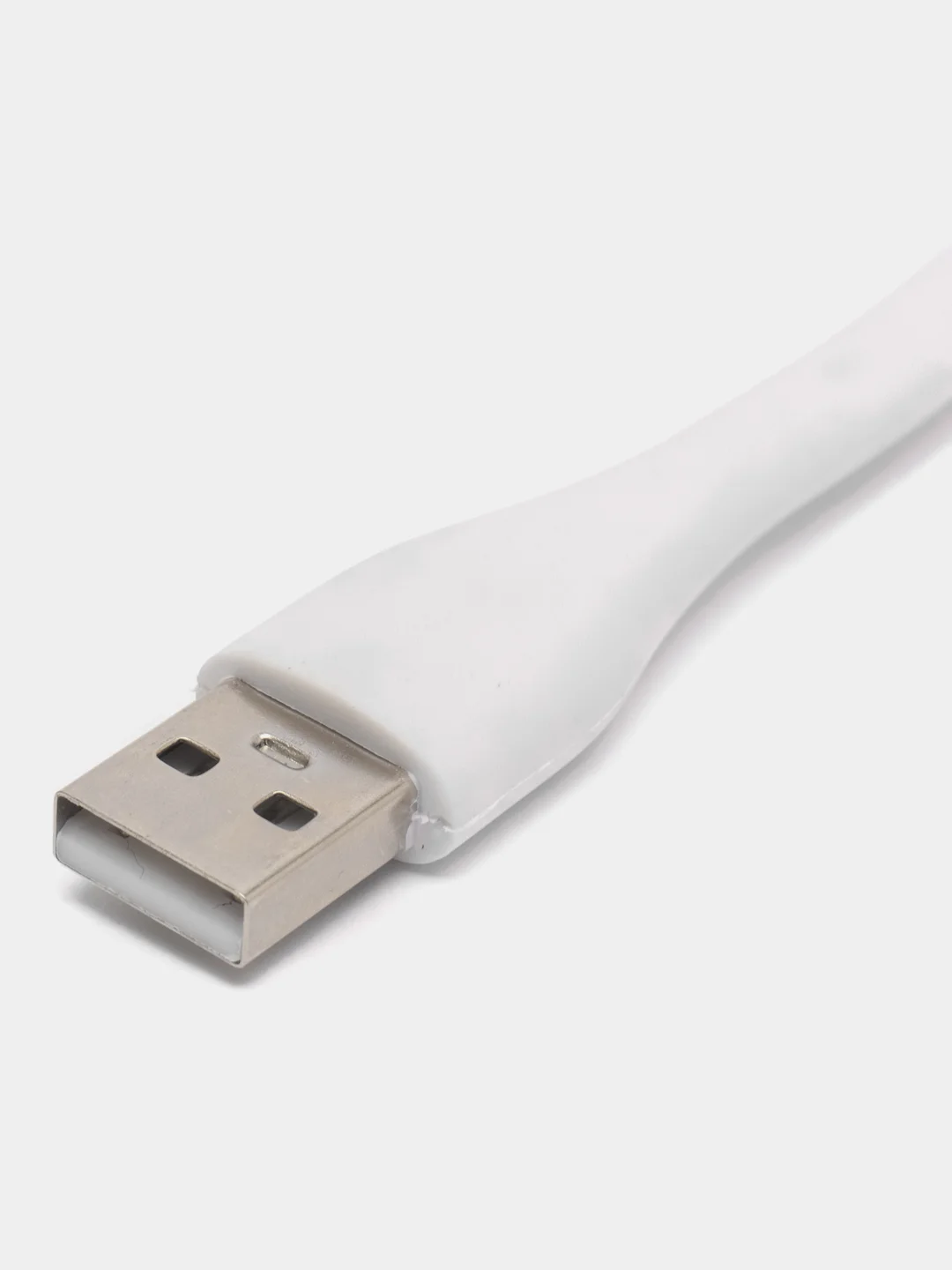 Белый светодиодная лампа-светильник, гибкая, настольная, USB фонарик