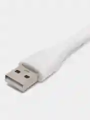 Белый светодиодная лампа-светильник, гибкая, настольная, USB фонарик