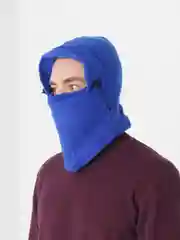 Синий балаклава зимняя утепленная, снуд флисовый