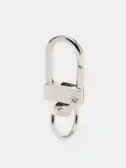 Серебряный карабин застежка