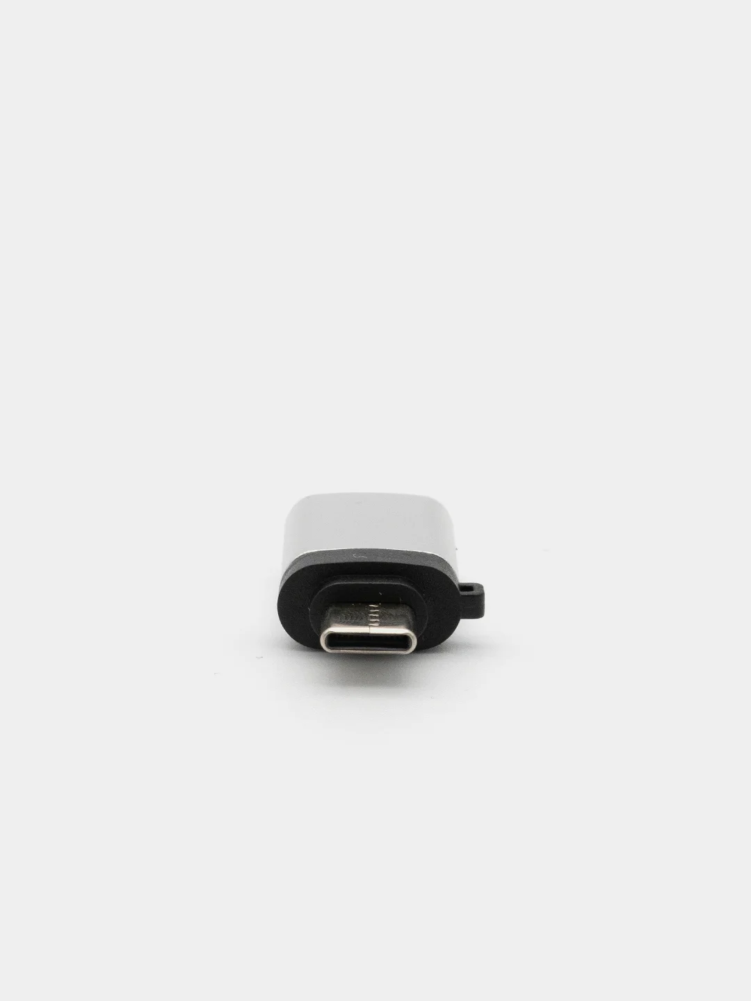 Серебряный переходник USB 3.0 на Type-C OTG