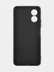 Черный чехол для Oppo A38, Oppo A18, Rosco, тонкий, силиконовый, с бортиком-защитой камер