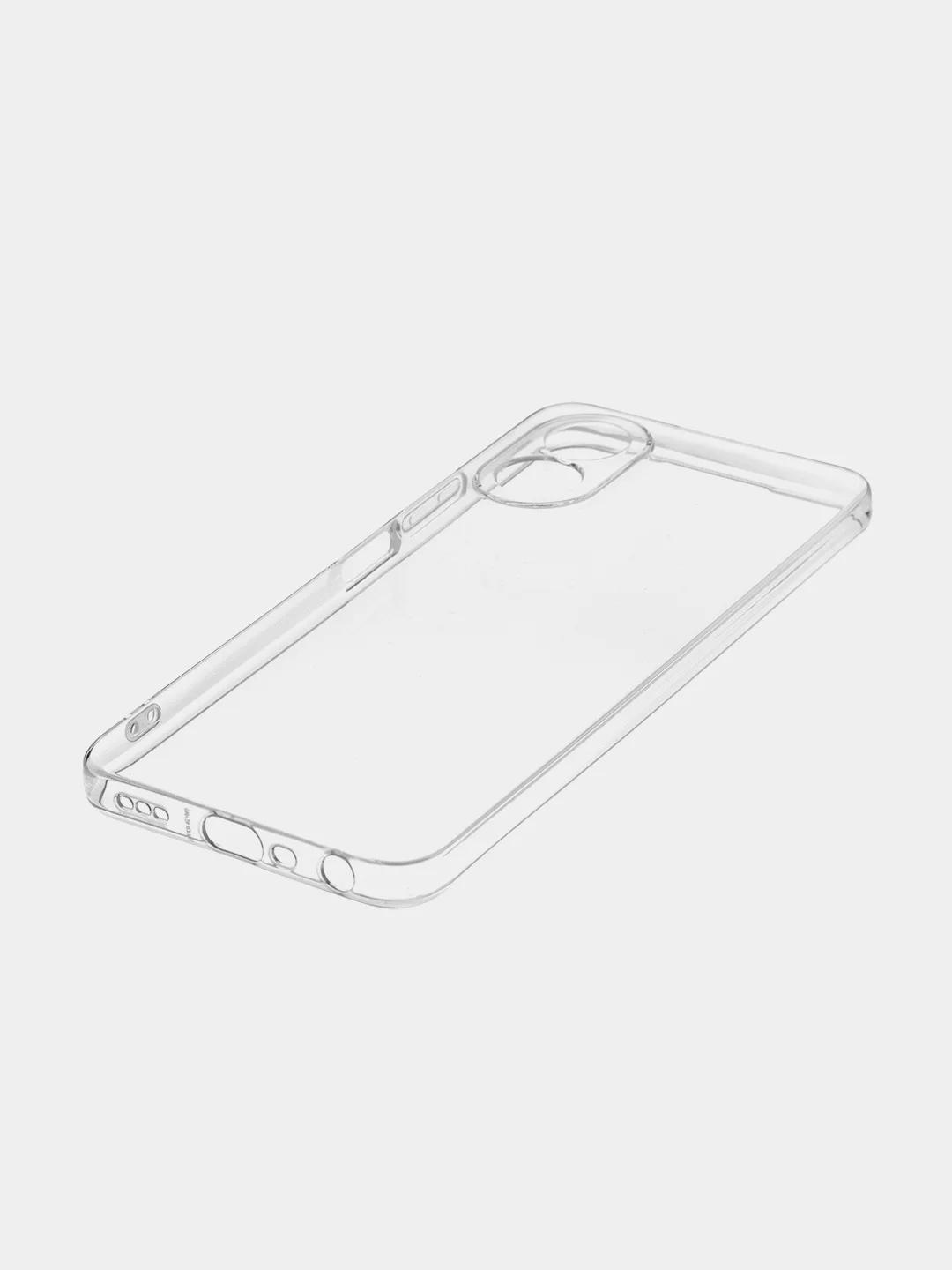 Прозрачный чехол для Oppo A38, Oppo A18, Rosco, тонкий, силиконовый, с бортиком-защитой камер