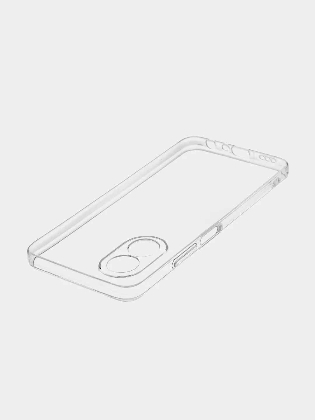 Прозрачный чехол для Oppo A38, Oppo A18, Rosco, тонкий, силиконовый, с бортиком-защитой камер