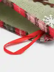 Алый новогодние носочки для камина, новогодний набор носков для подарков