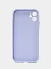 Лавандовый чехол силиконовый для iPhone 11, со стеклянной панелью, с защитой для камеры