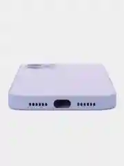 Лавандовый чехол силиконовый для iPhone 11, со стеклянной панелью, с защитой для камеры