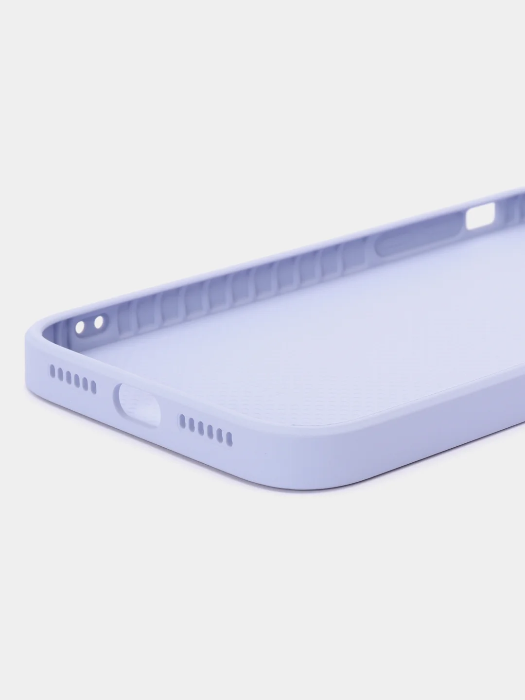 Лавандовый чехол силиконовый для iPhone 11, со стеклянной панелью, с защитой для камеры