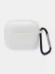 Белый силиконовый чехол для Airpods Pro, Airpods 2, Airpods 3
