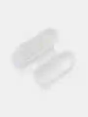 Белый силиконовый чехол для Airpods Pro, Airpods 2, Airpods 3