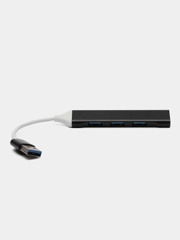 USB-хаб, разветвитель на 4 порта, Type-C, переходник HUB 3.0, концентратор