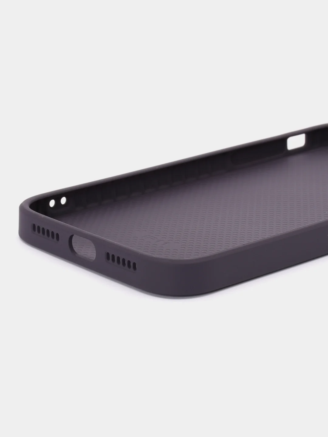 Индиго чехол силиконовый для iPhone 11, со стеклянной панелью, с защитой для камеры