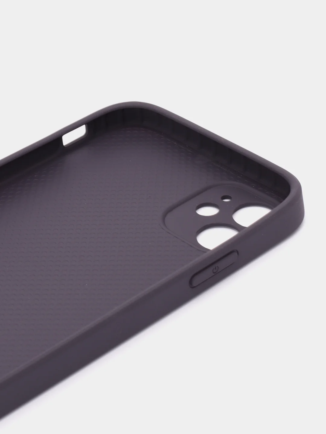 Индиго чехол силиконовый для iPhone 11, со стеклянной панелью, с защитой для камеры