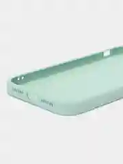 Мятный чехол силиконовый для iPhone 11, со стеклянной панелью, с защитой для камеры