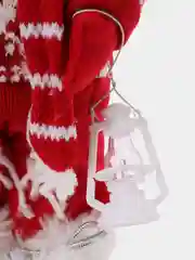 Аметистовый дед Мороз фигурка под елку, Новогоднее украшение, игрушка разные размеры
