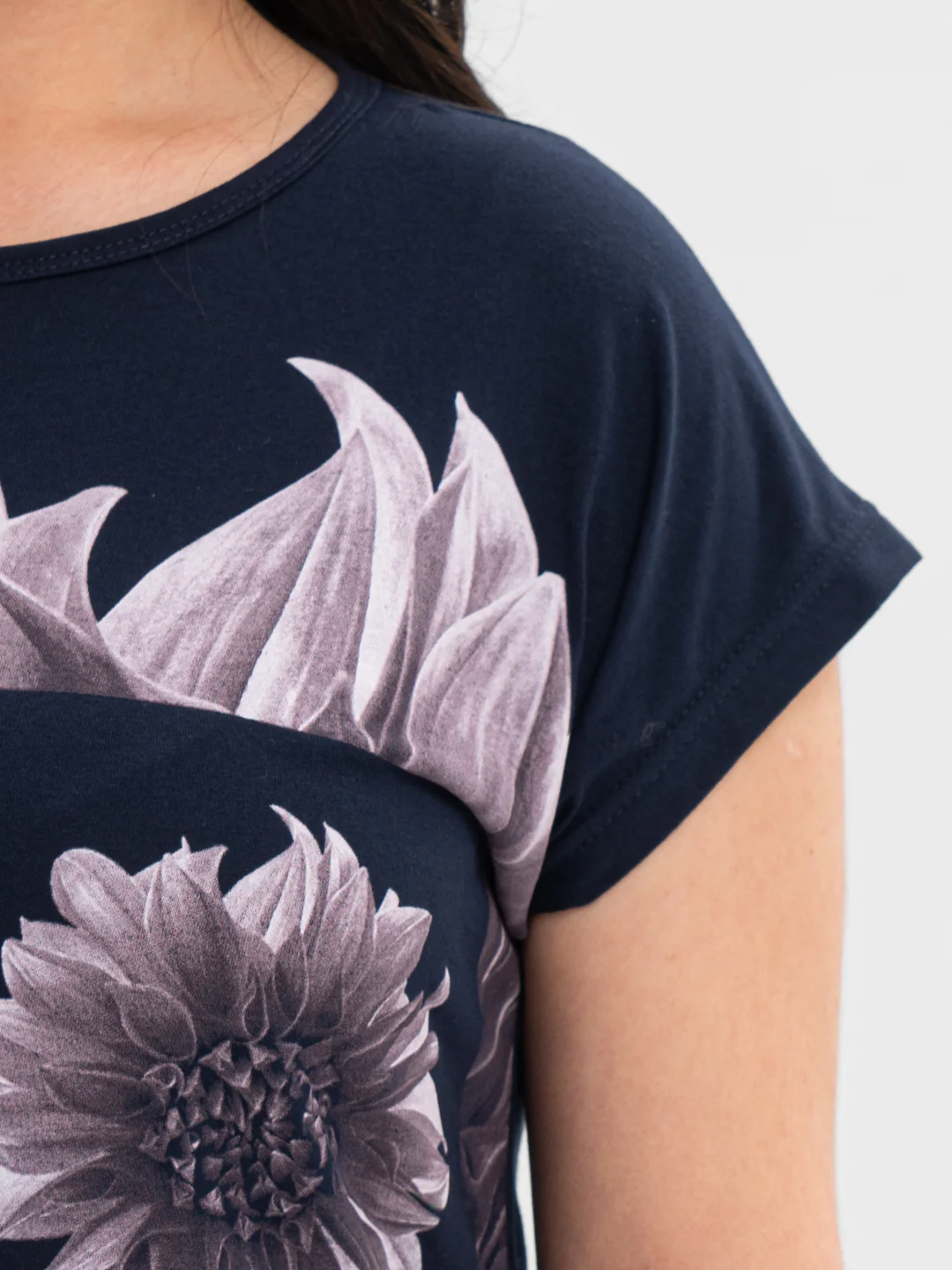 Темно-синий руся / Костюм с бриджами - FASHION flower - 397 - т-синий