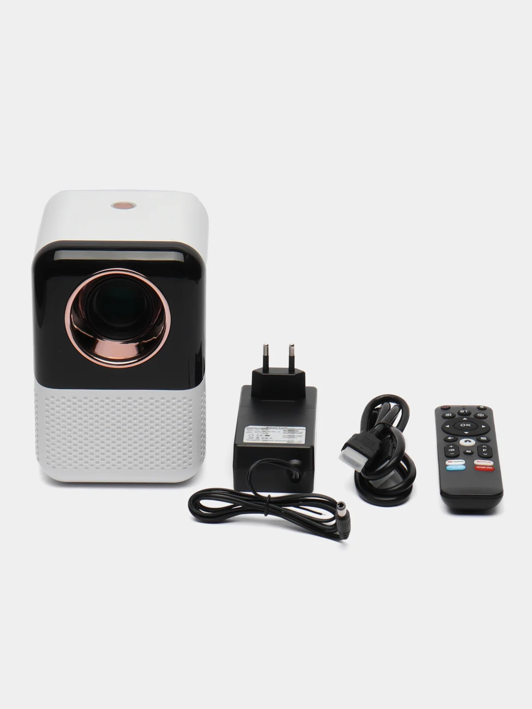 Белый портативный проектор X10 mini HD1280x720P на системе Android 10, WiFi, 120 ANSI-люменов