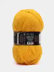 Желтый пряжа Alize Lanagold, 49% шерсть, 51% акрил, 100 г, 240 м