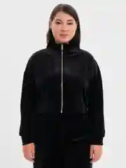 Черный костюм велюровый женский