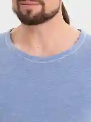 Синий термобелье мужское, из овечьей шерсти