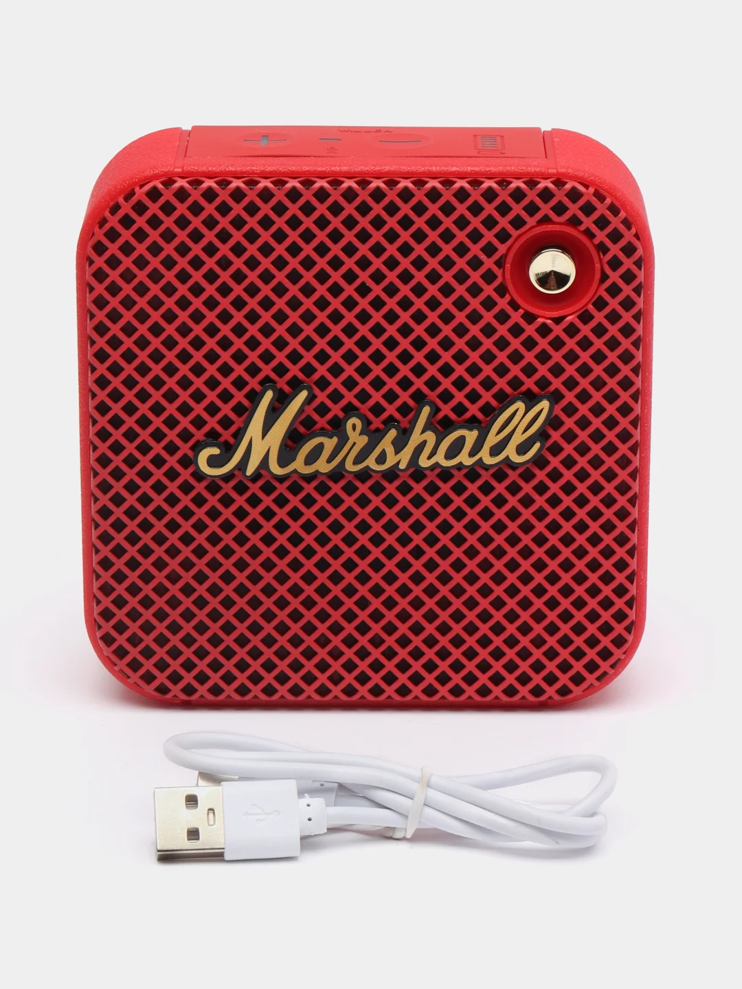 Красный bluetooth-колонка беспроводная M3, портативная, с ремешком для крепления