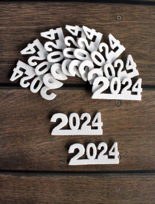 2024 самоклеящиеся из фоамирана, 10 шт, 5 х 2.2 см