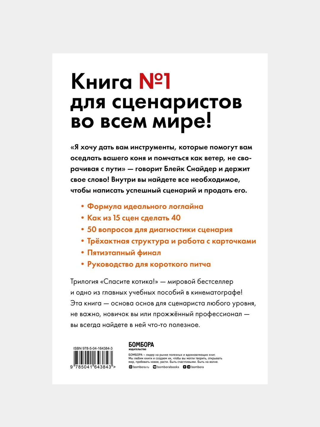 Спасите котика! Все, что нужно знать о сценарии (обновленное издание), Блейк Снайдер