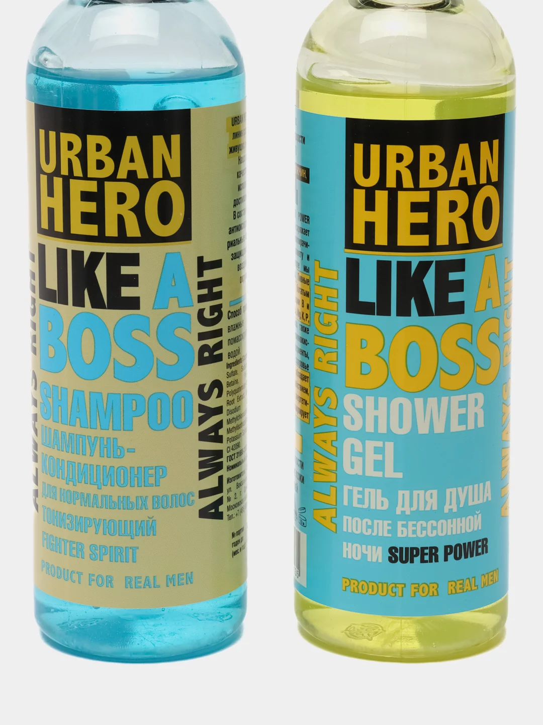 Мужской подарочный набор "Urban Hero"  Шампунь-кондицонер 230мл+гель для душа 230мл