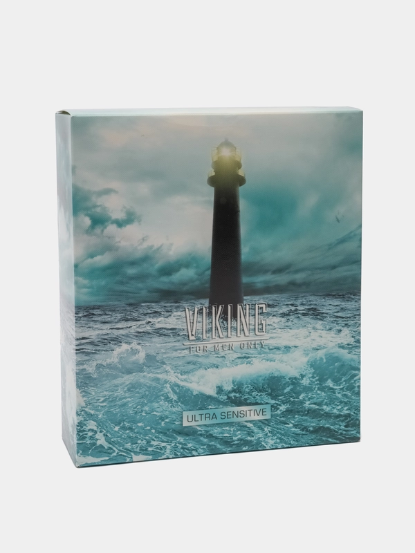 Набор Viking Sensitive: шампунь-гель, крем для бритья и крем после бритья