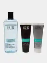 Набор Viking Sensitive: шампунь-гель, крем для бритья и крем после бритья