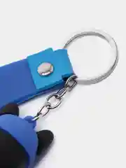 Синий брелок силиконовый