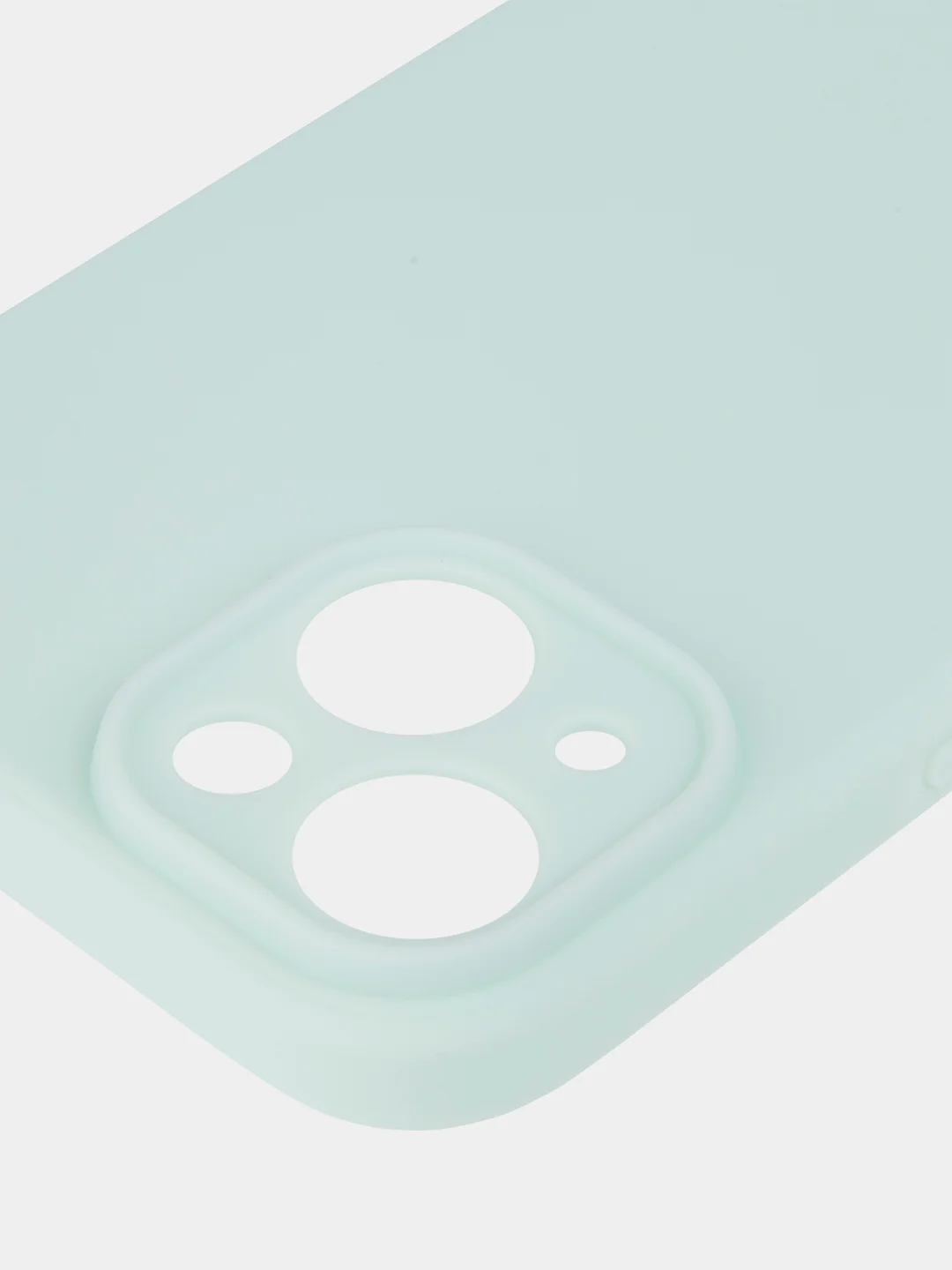 Ледяной чехол + стекло для iPhone 15 силиконовый ROSCO матовый тонкий с бортиком- защитой камер