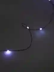 Белый гирлянда на елку Роса