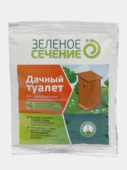 Средство "Дачный туалет" 50 г для компостирования, Зеленое сечение