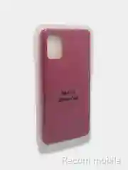 Тёмно-бордовый чехол Siliconе Case для Samsung A71 Cамсунг А71 soft touch