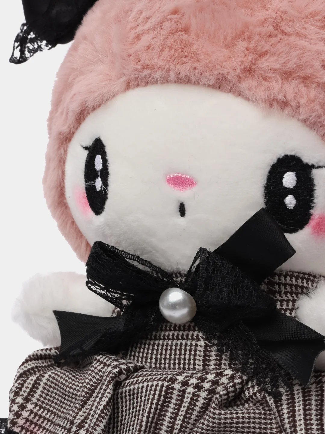 Бежевый мягкая игрушка Hello Kitty (Хеллоу Китти), "Куроми"