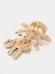 Лайм брошь "Девочка с сумочкой"