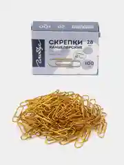 Скрепки канцелярские Globus, 100 шт, 28 мм