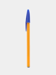 Ручка шариковая, BIC Orange, узел 0.8 мм, синие, мягкое, экономичное, тонкое, письмo