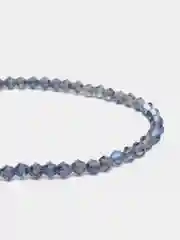 Серый стеклянные бусины биконусы, граненные, 4 мм, 100 шт