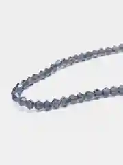 Серый стеклянные бусины биконусы, граненные, 4 мм, 100 шт