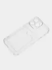 Прозрачный чехол iPhone 14 Pro ,14 Pro Max, 15 Pro, 15 Pro Max, с визитницей, прозрачный