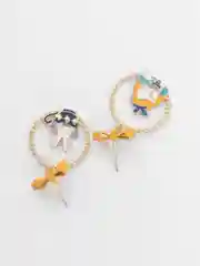 Багровый серьги женские/ серьги с персонажами из мультфильмов