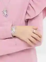 Серебряный набор украшений "Единорог"