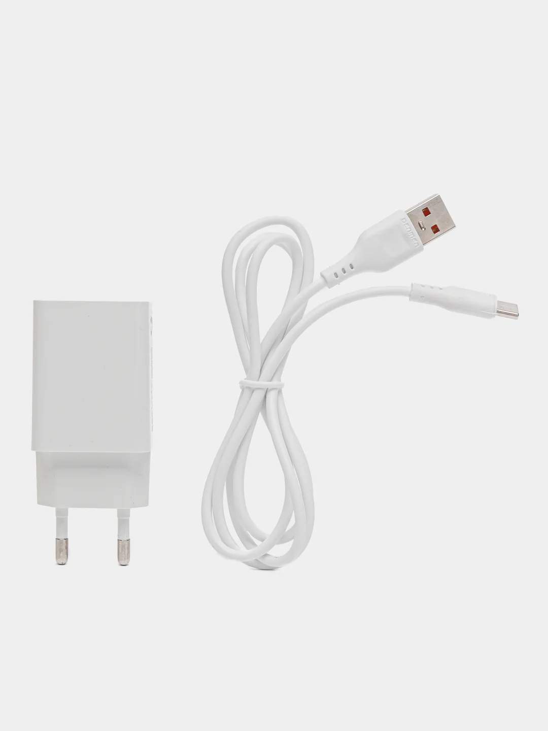 Зарядное устройство с кабелем Denmen DC01T Type-C, 2.4 A, 1 USB