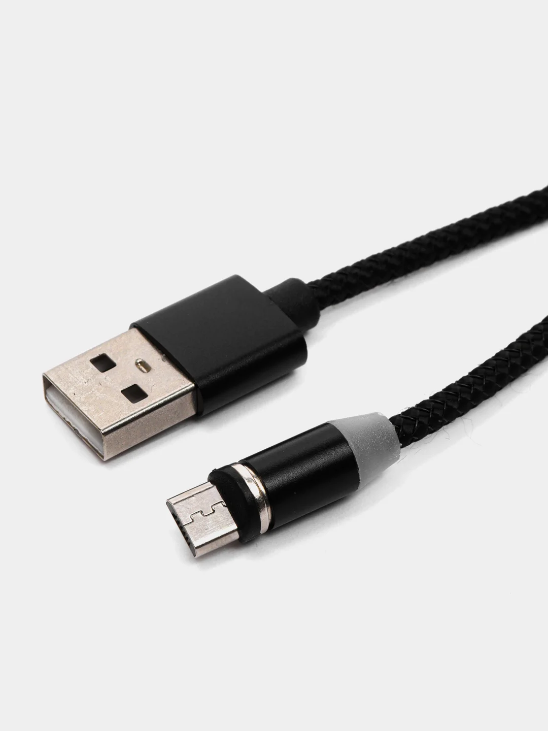 Магнитный USB Кабель Denmen D09V, micro USB, магнитный, нейлон, 2.4 A